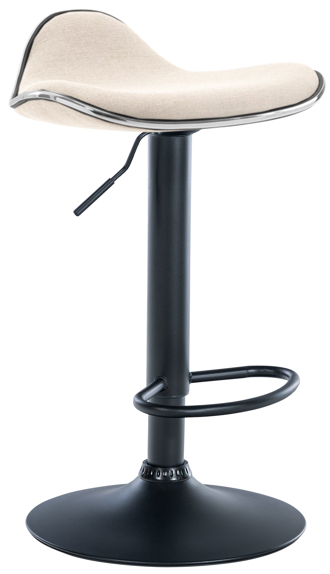 Barhocker Shanghai Stoff schwarz – Ansicht 19