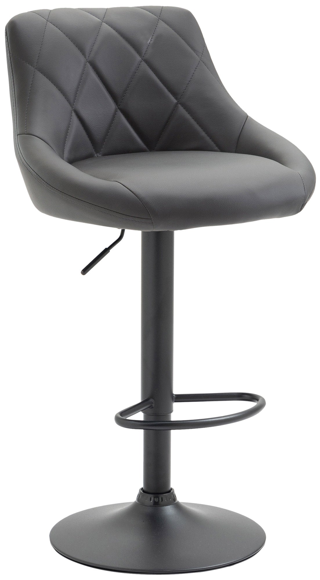 Barhocker Lazio Kunstleder schwarz – Ansicht 13