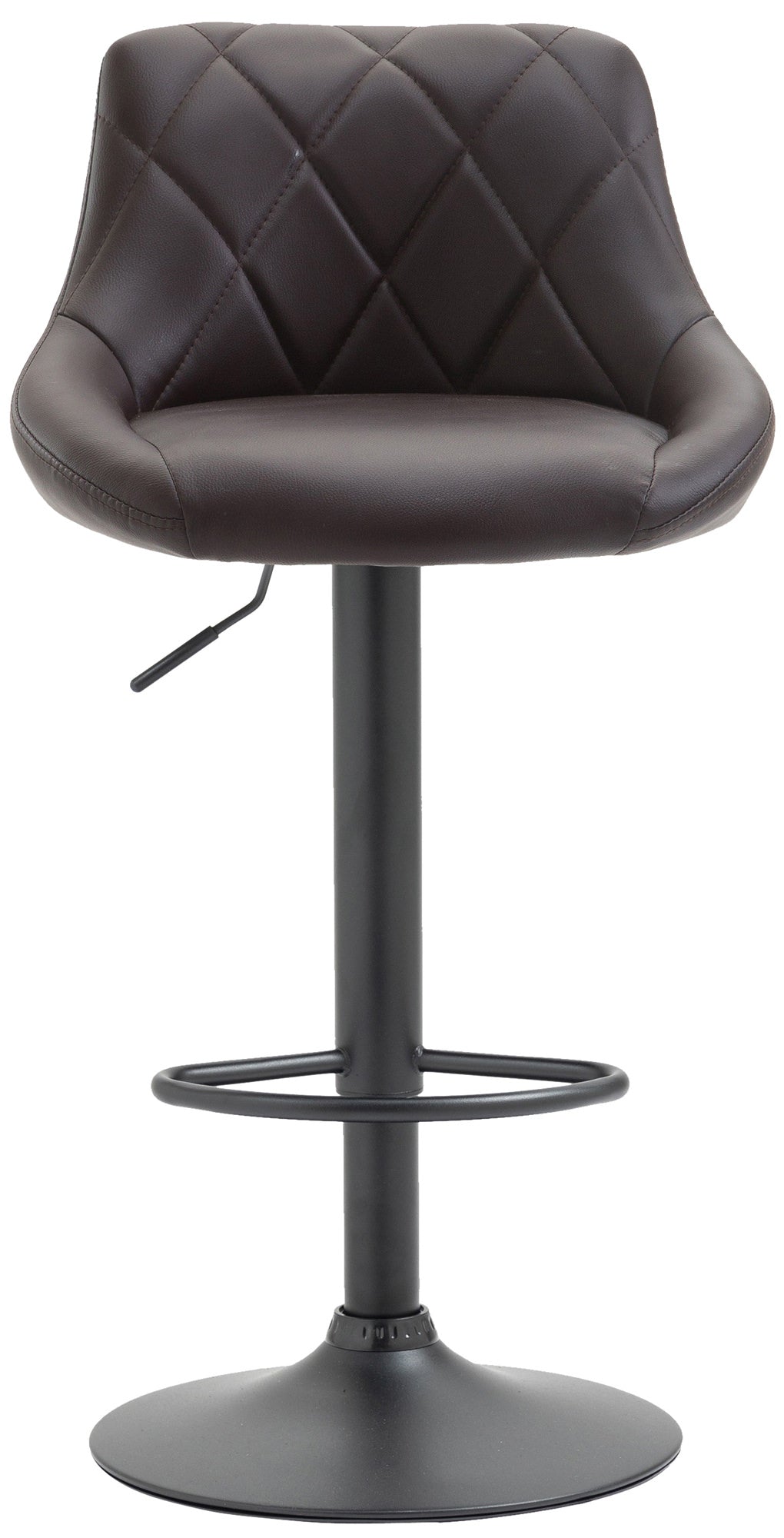 Barhocker Lazio Kunstleder schwarz – Ansicht 7