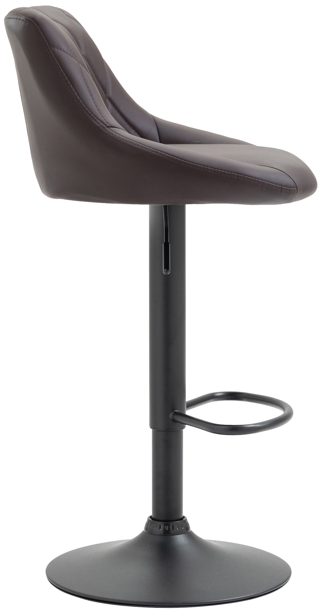 Barhocker Lazio Kunstleder schwarz – Ansicht 8