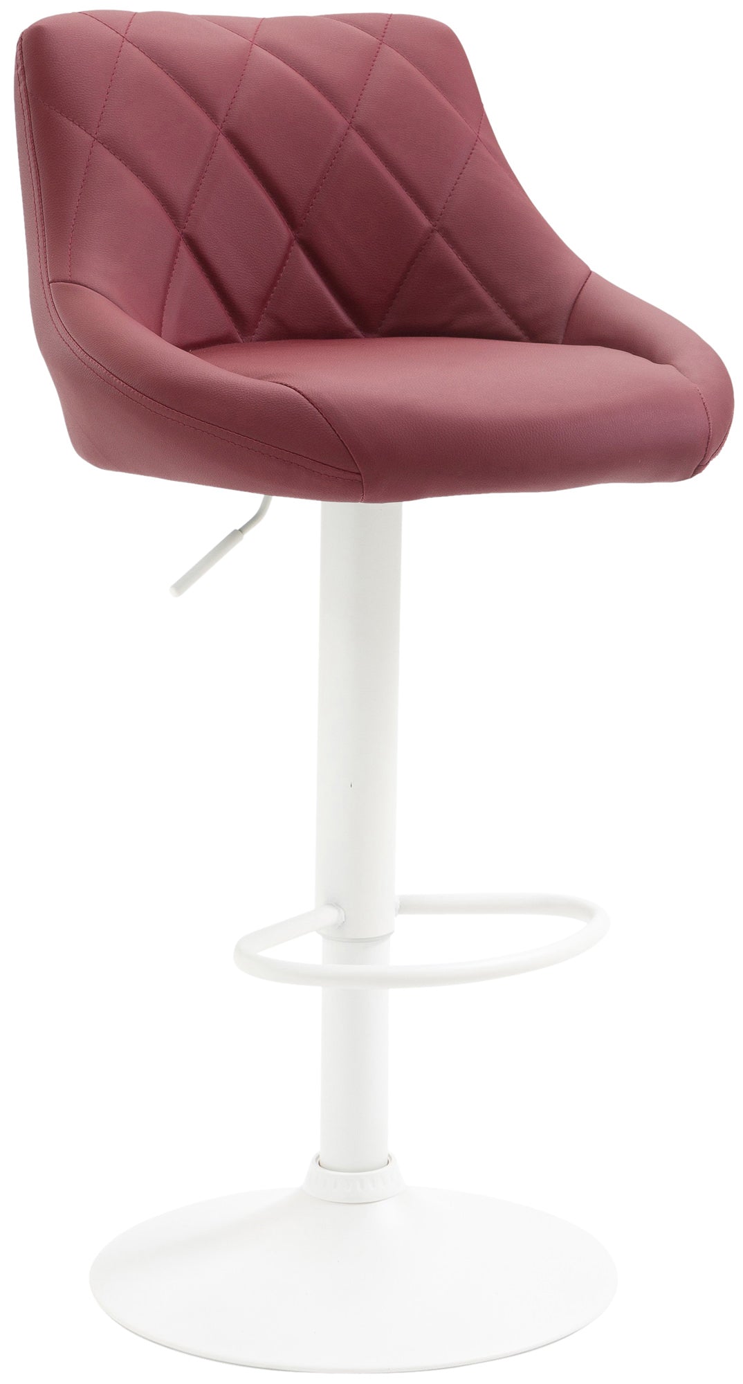 Barhocker Lazio Kunstleder weiß