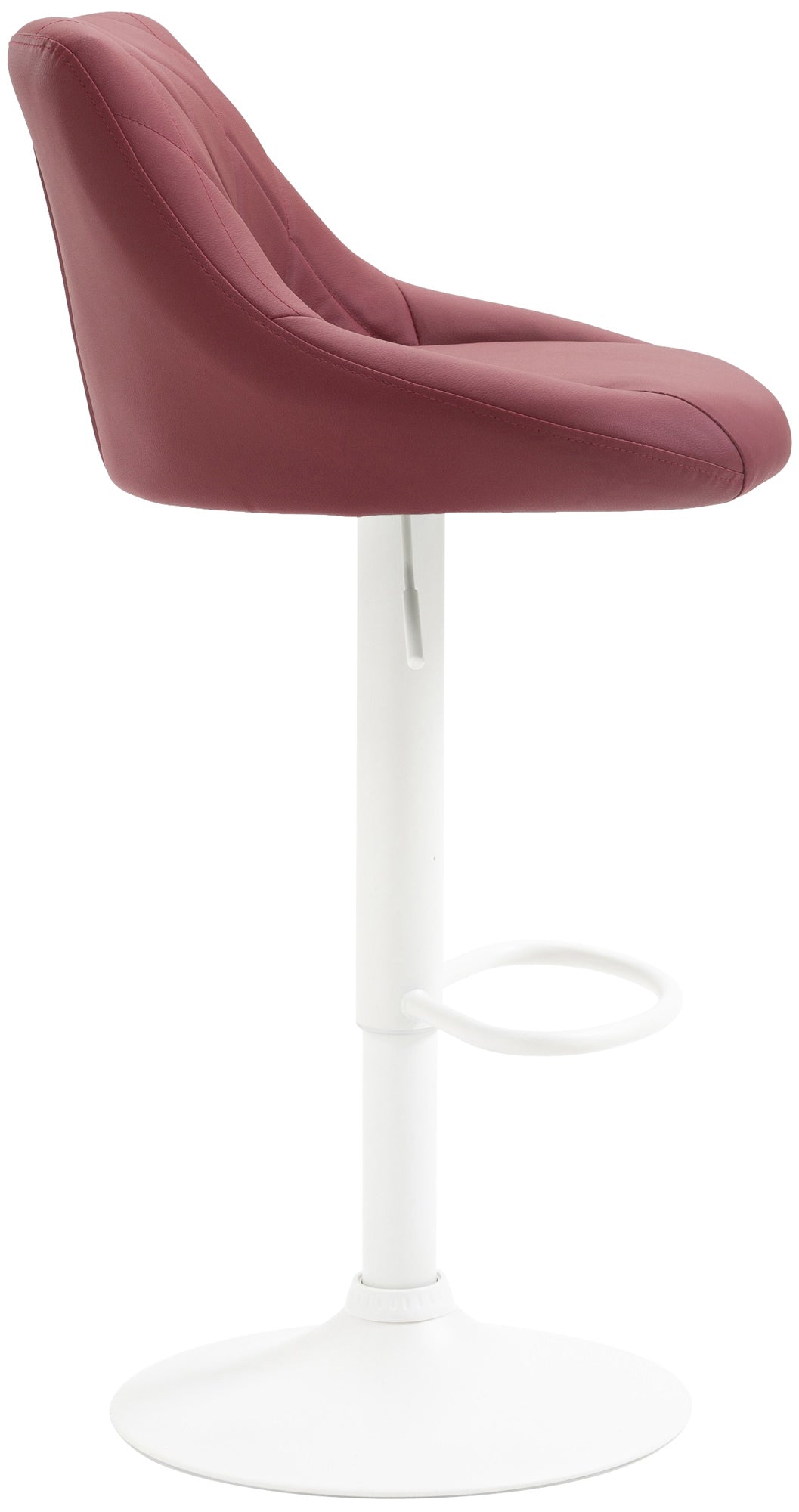 Barhocker Lazio Kunstleder weiß – Ansicht 4
