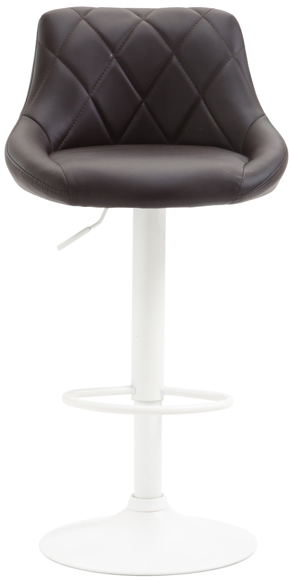 Barhocker Lazio Kunstleder weiß – Ansicht 7