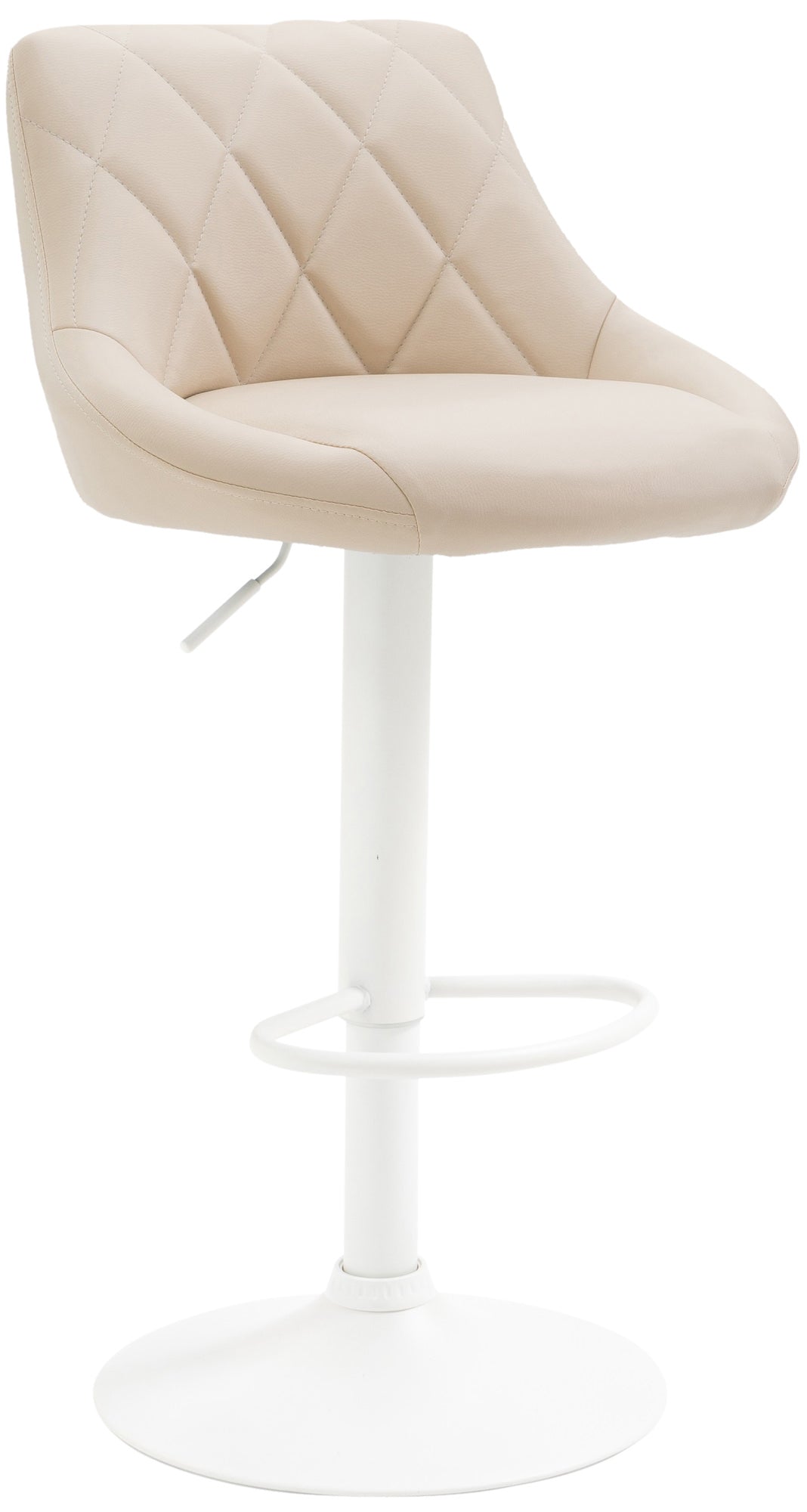 Barhocker Lazio Kunstleder weiß – Ansicht 9
