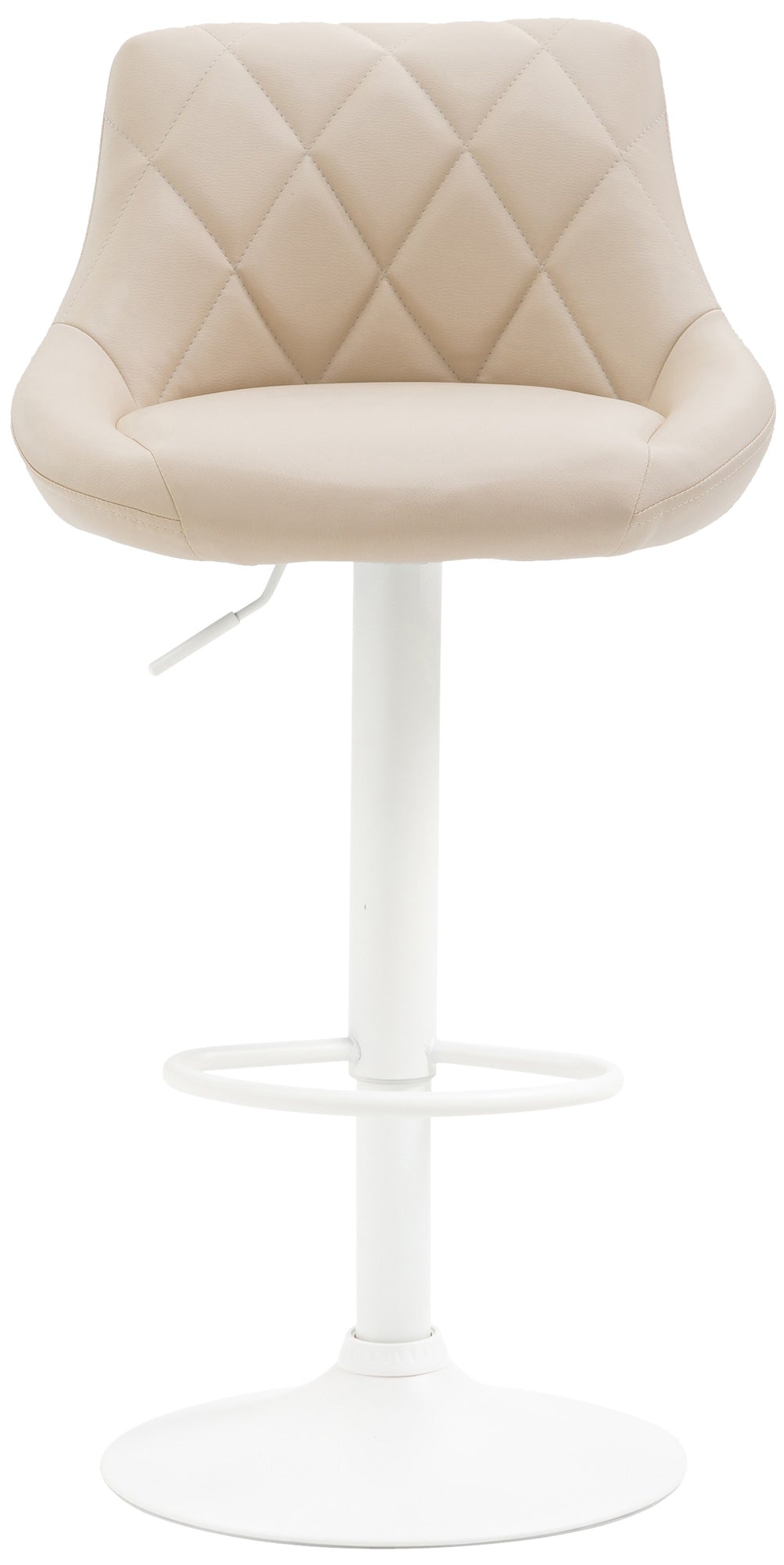 Barhocker Lazio Kunstleder weiß – Ansicht 11