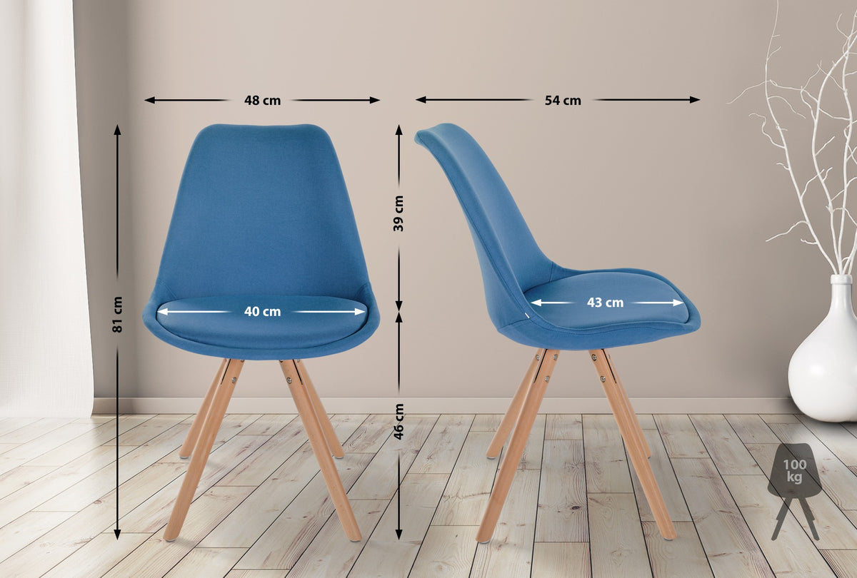Stuhl Sofia Stoff Rund – Ansicht 18