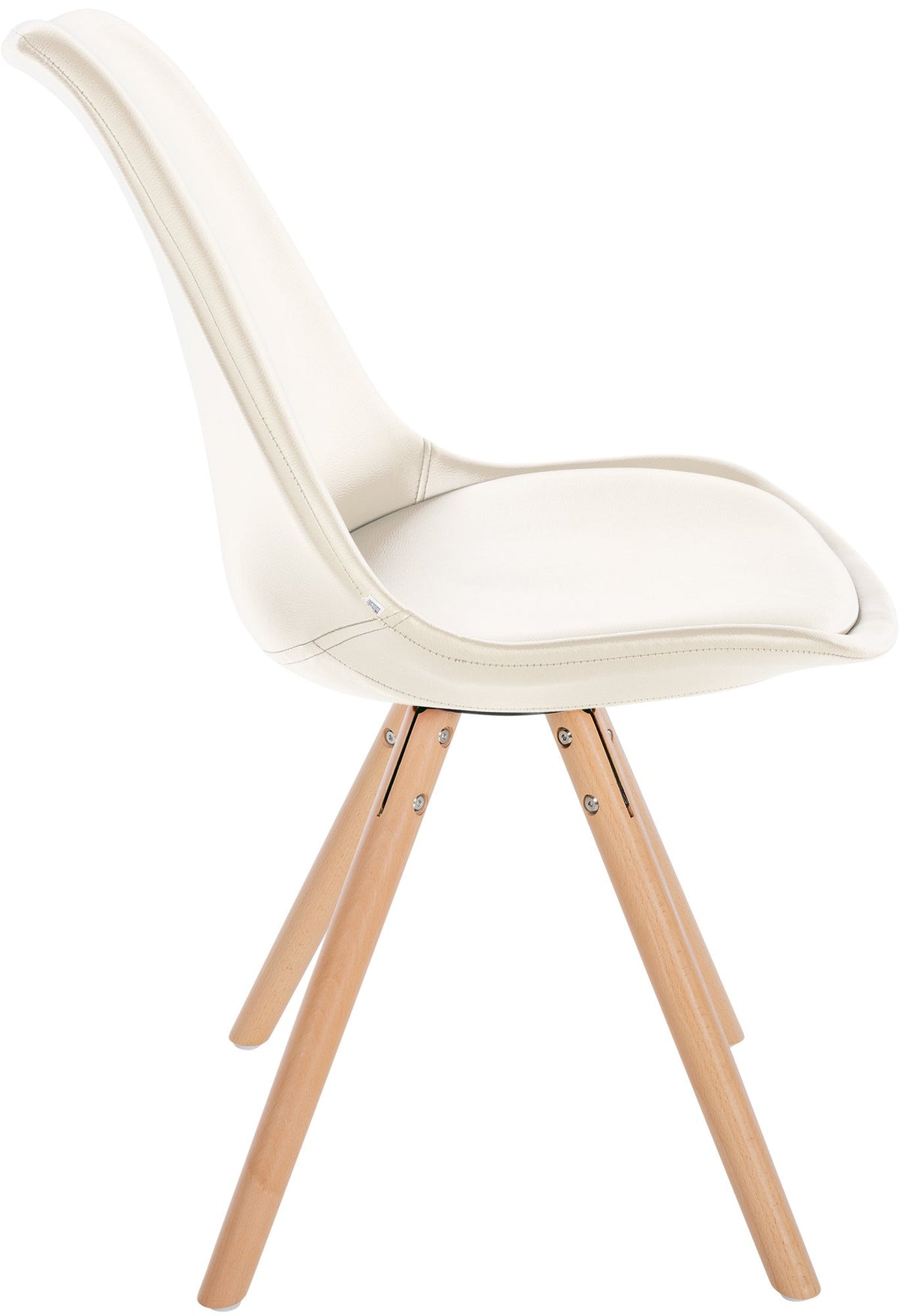 Stuhl Sofia Kunstleder Rund – Ansicht 4