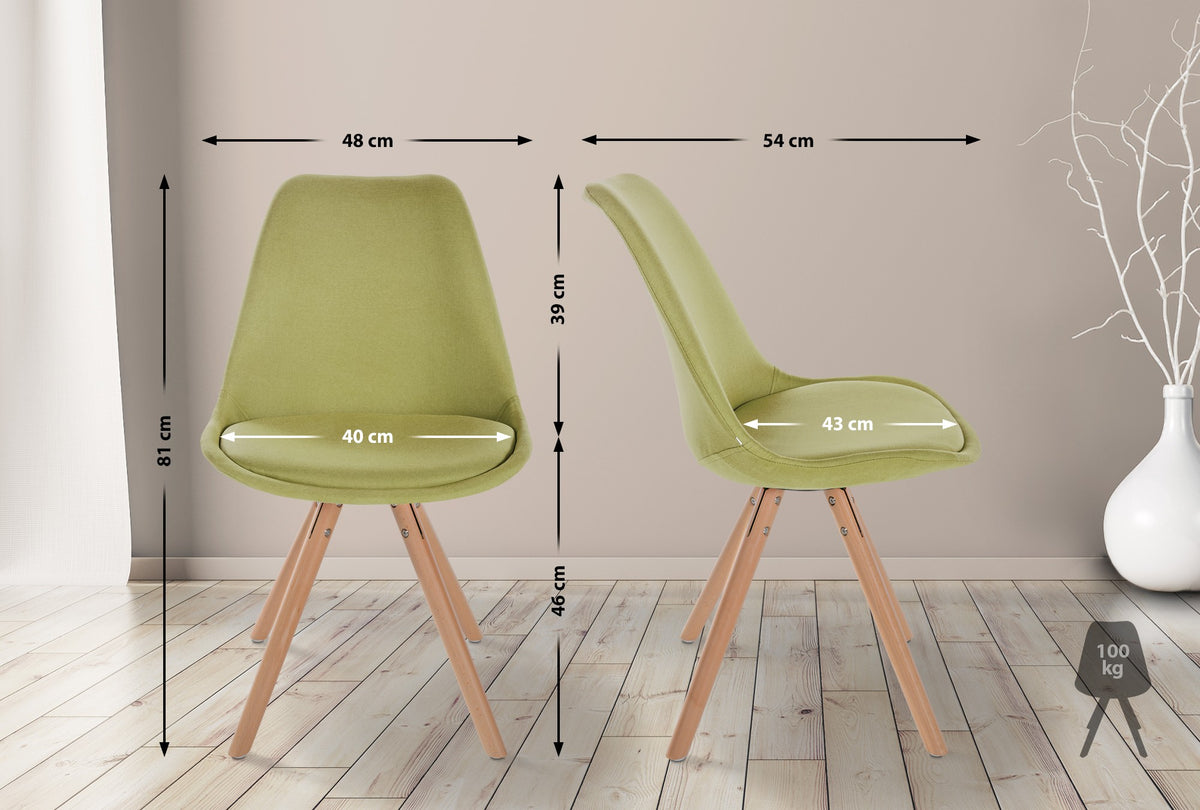 Stuhl Sofia Stoff Rund – Ansicht 10