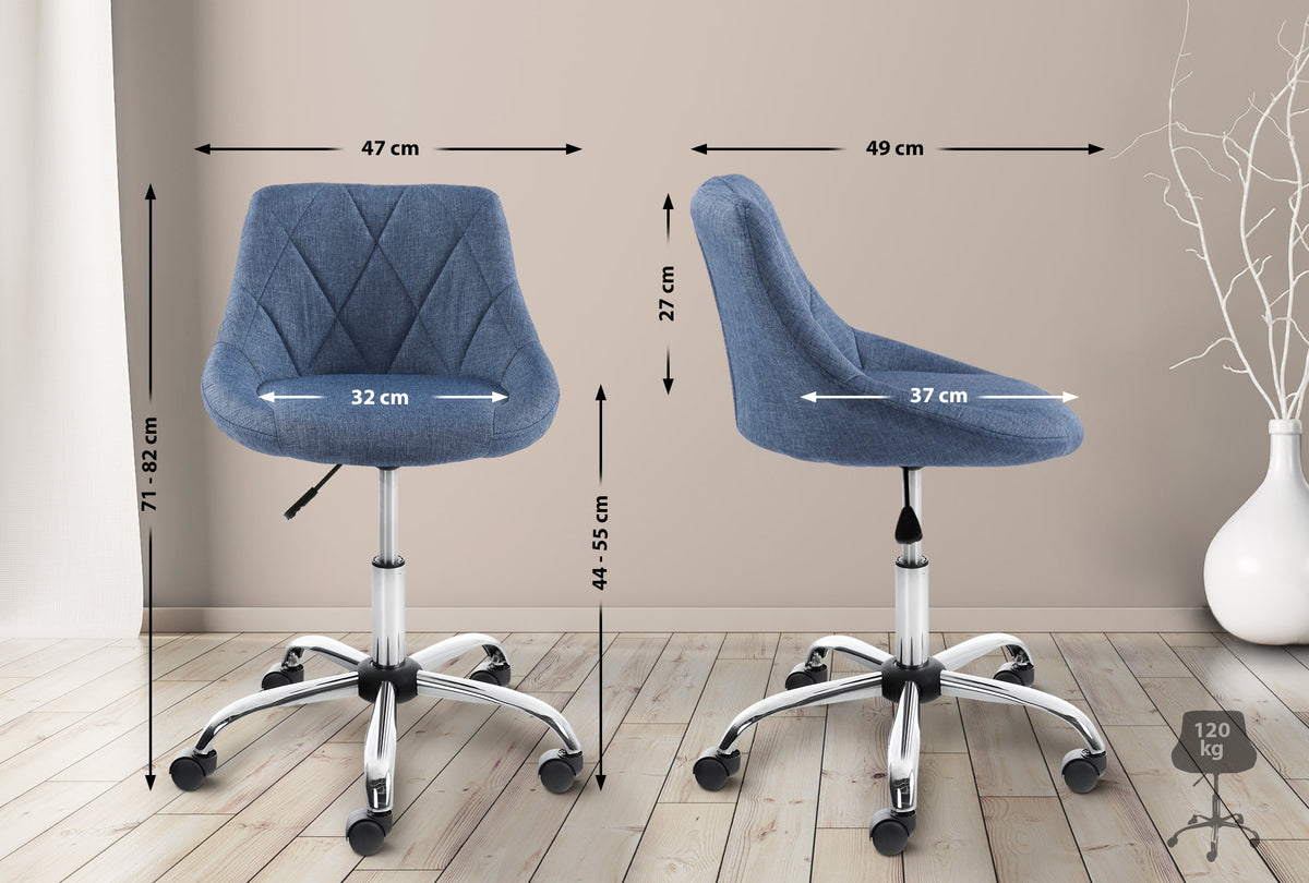 Arbeitshocker Lazio Stoff – Ansicht 2