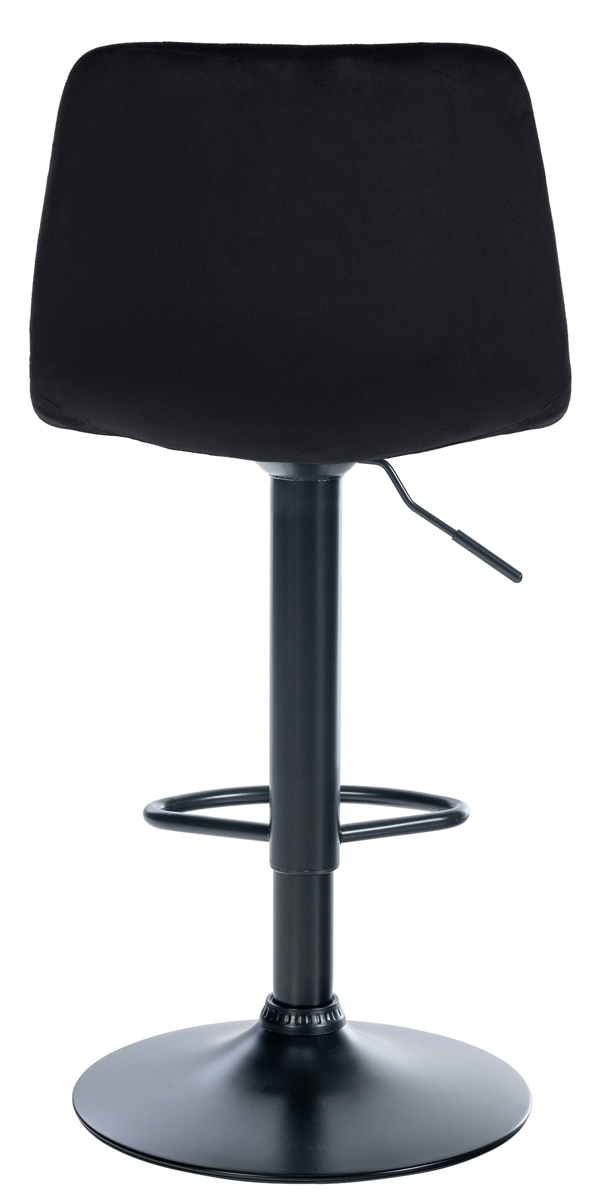 Barhocker Divo Samt Schwarz – Ansicht 6