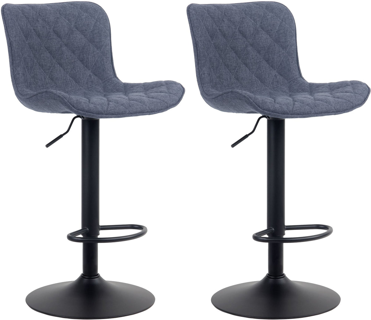 2er Set Barhocker Emma Stoff – Ansicht 5