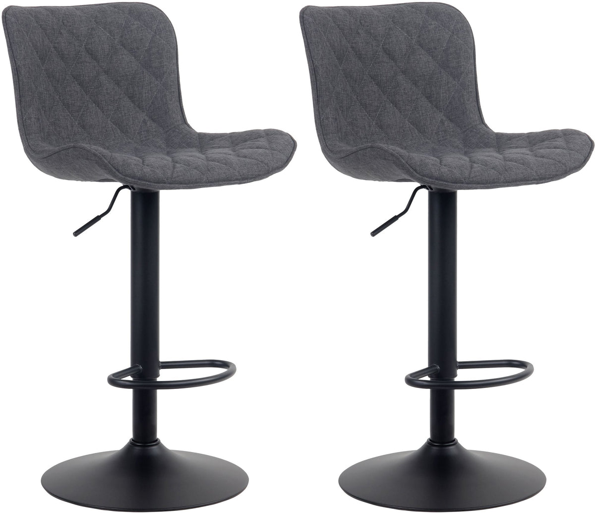 2er Set Barhocker Emma Stoff – Ansicht 9