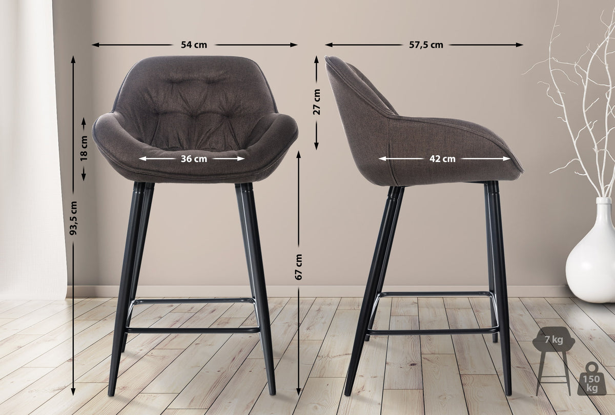 Barhocker Gibson Stoff – Ansicht 12