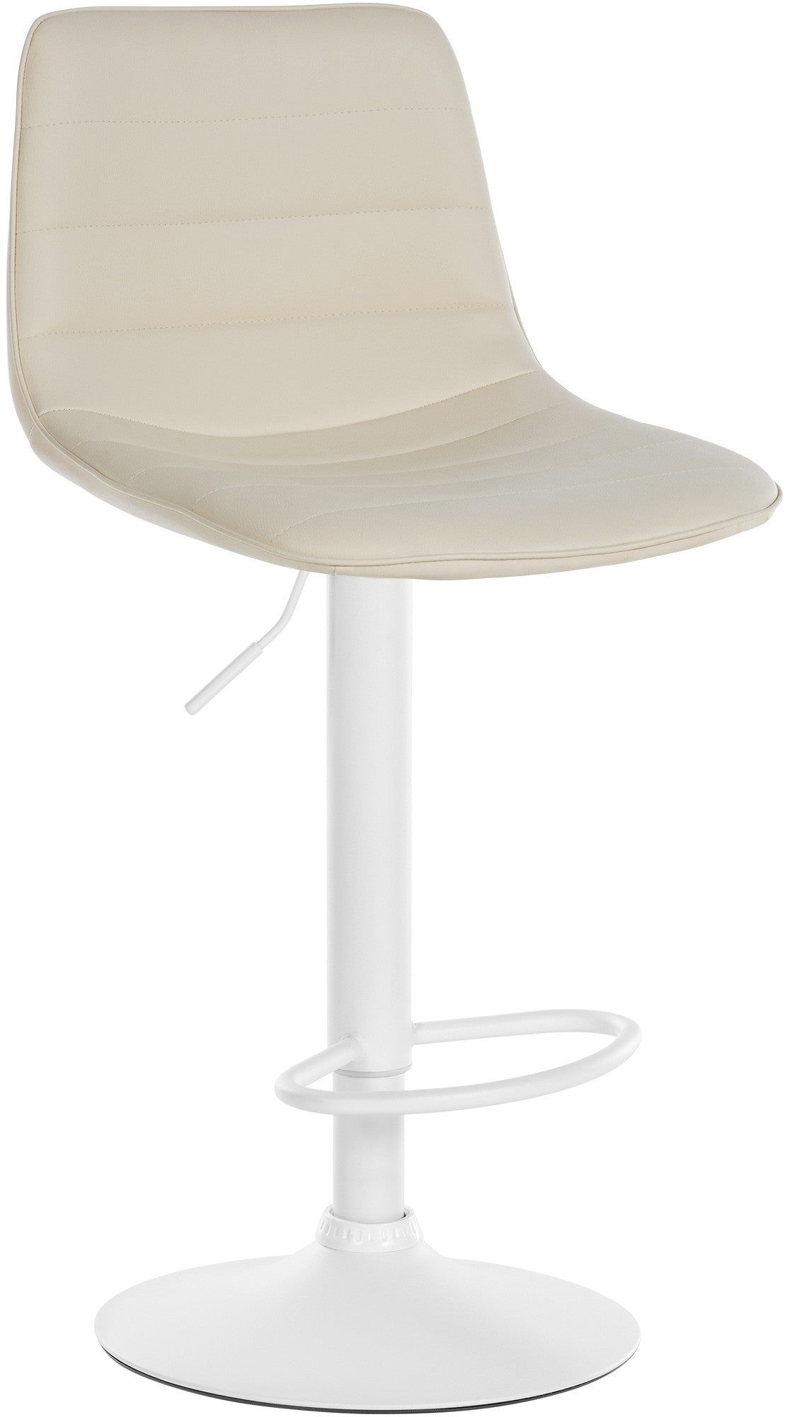 Barhocker Lex Kunstleder Weiß