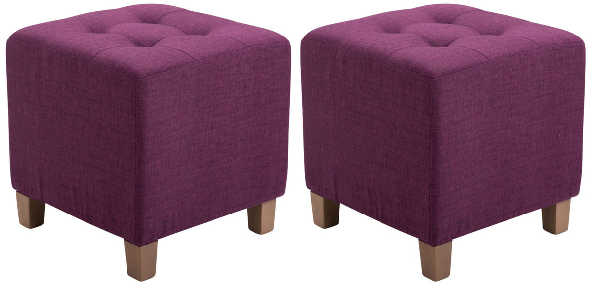 2er Set Sitzhocker Pharao, antik-hell – Ansicht 17