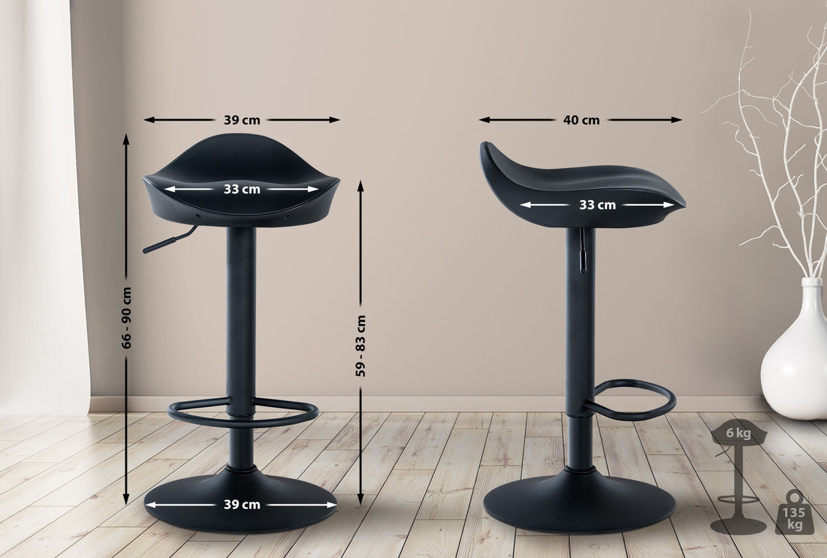 2er Set Barhocker Alisson – Ansicht 2