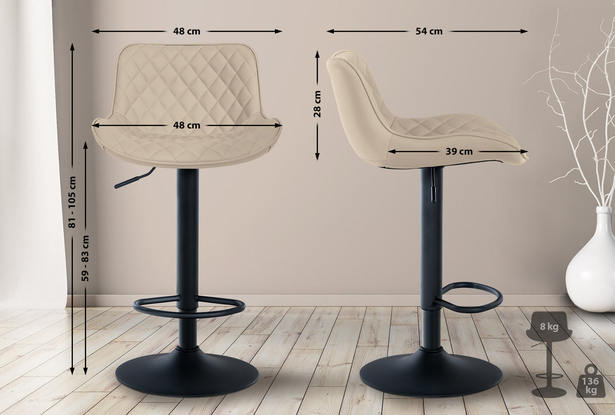 Barhocker Minosa Kunstleder – Ansicht 14