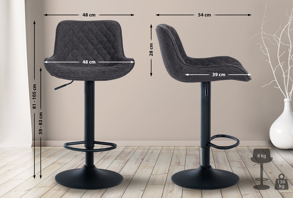 Barhocker Minosa Stoff – Ansicht 14