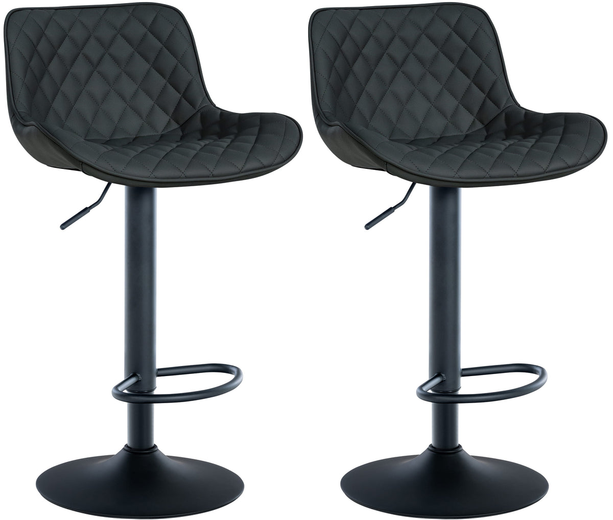 2er Set Barhocker Minosa Kunstleder – Ansicht 13