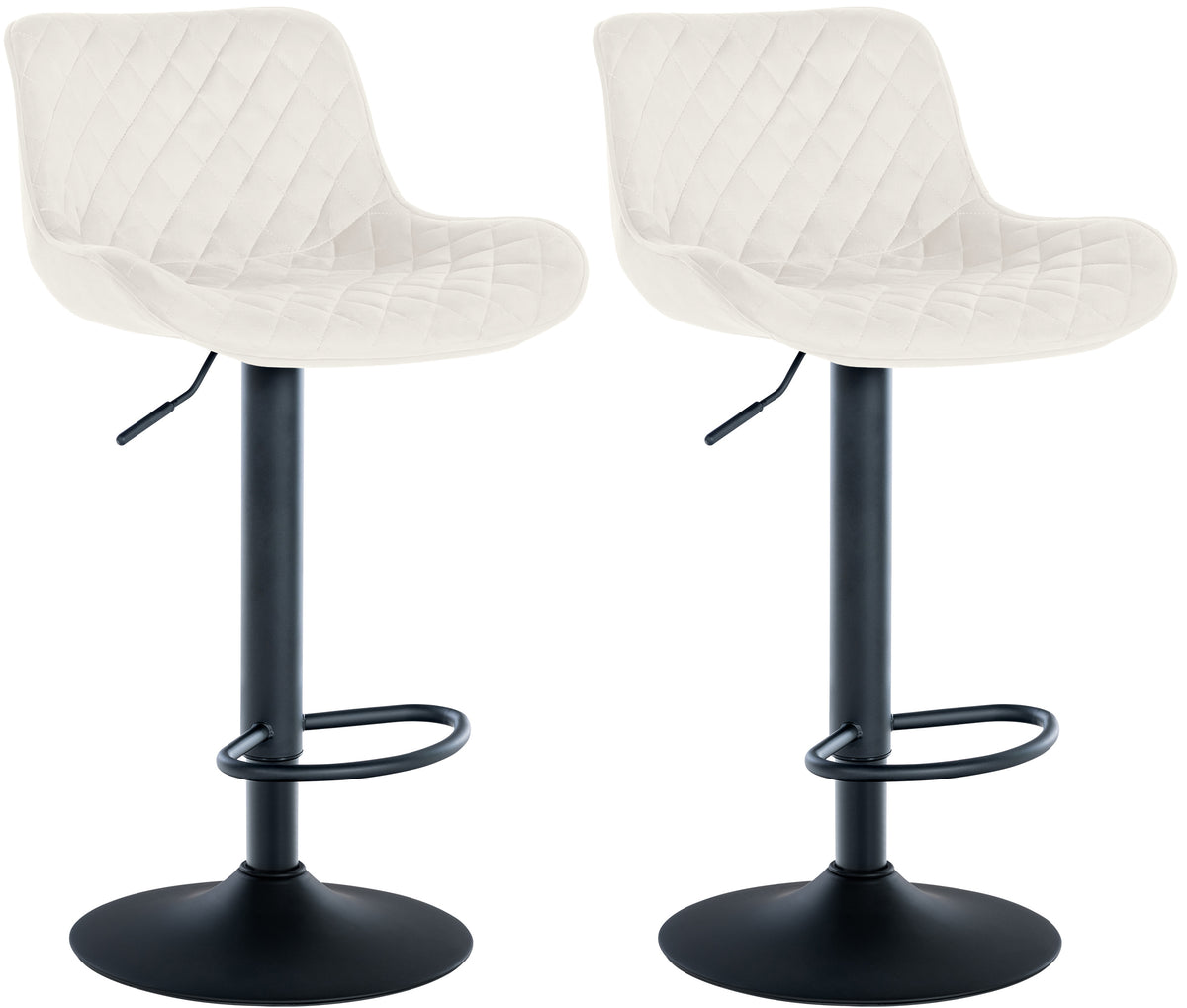 2er Set Barhocker Minosa Samt