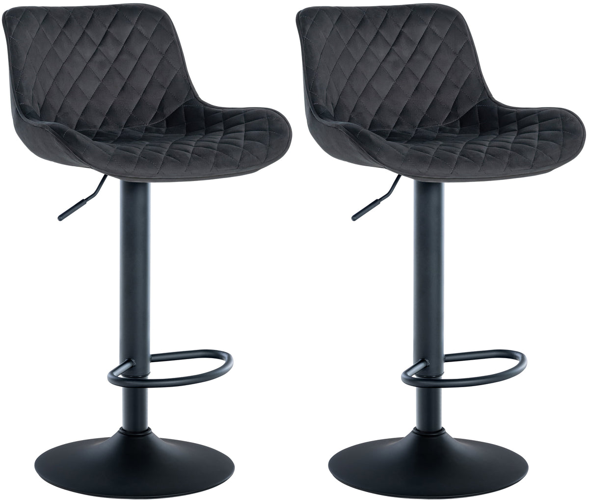 2er Set Barhocker Minosa Samt