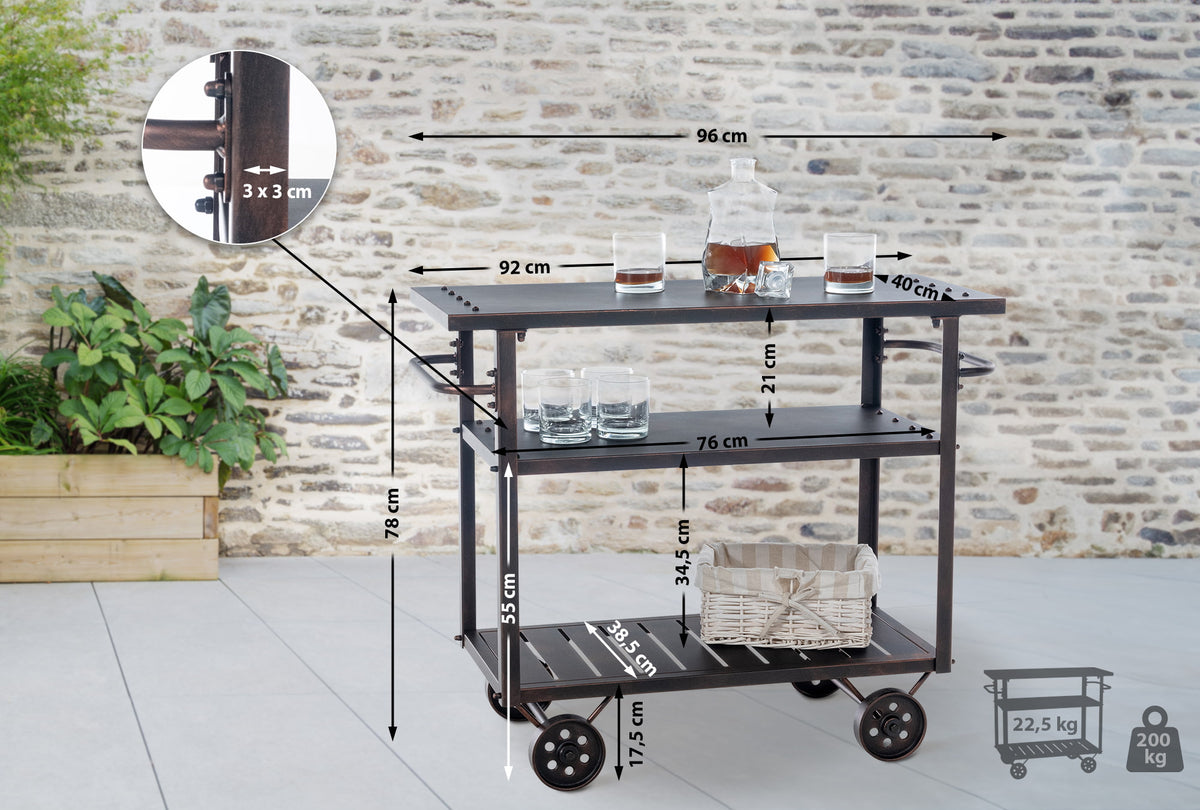 Servierwagen Spring – Ansicht 2