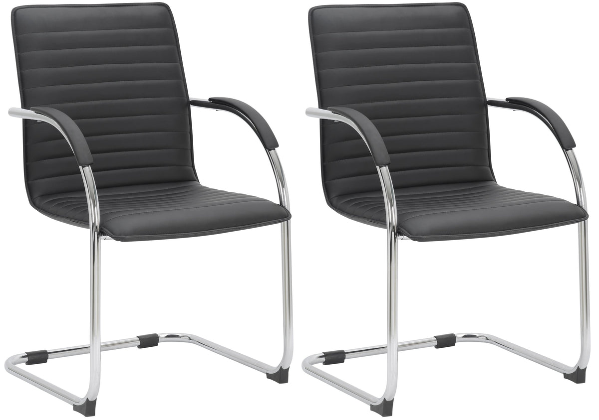 2er Set Besucherstühle Tira Kunstleder – Ansicht 8