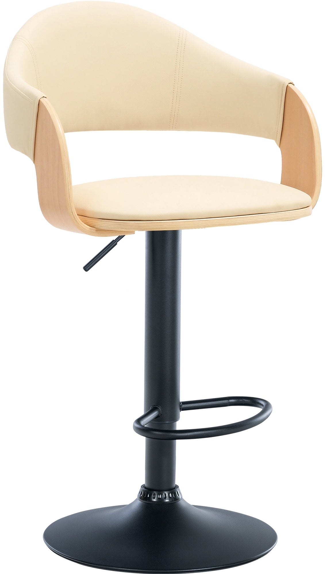 Barhocker Nilse Kunstleder schwarz – Ansicht 11
