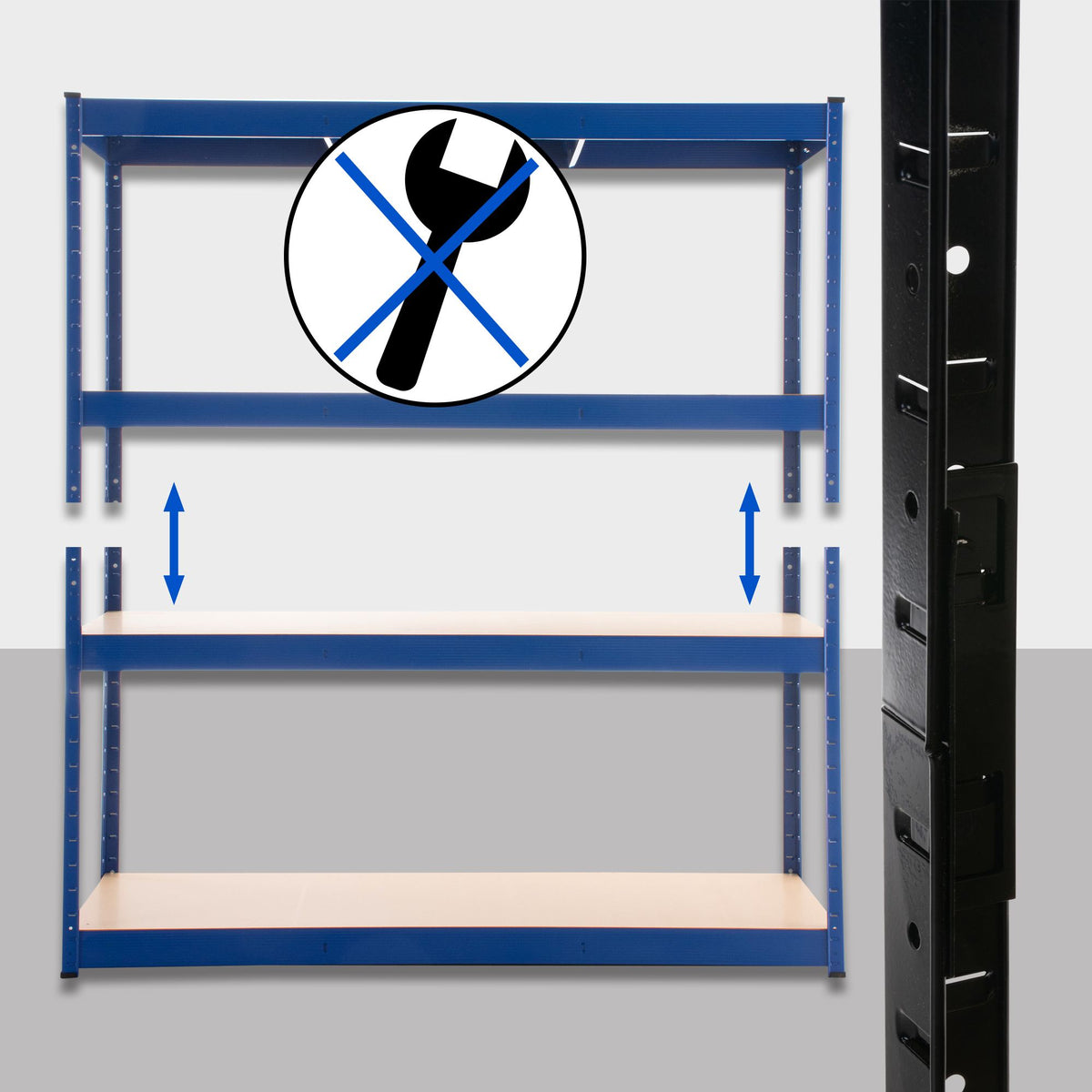 Steckregal 160x60x180 – Ansicht 6
