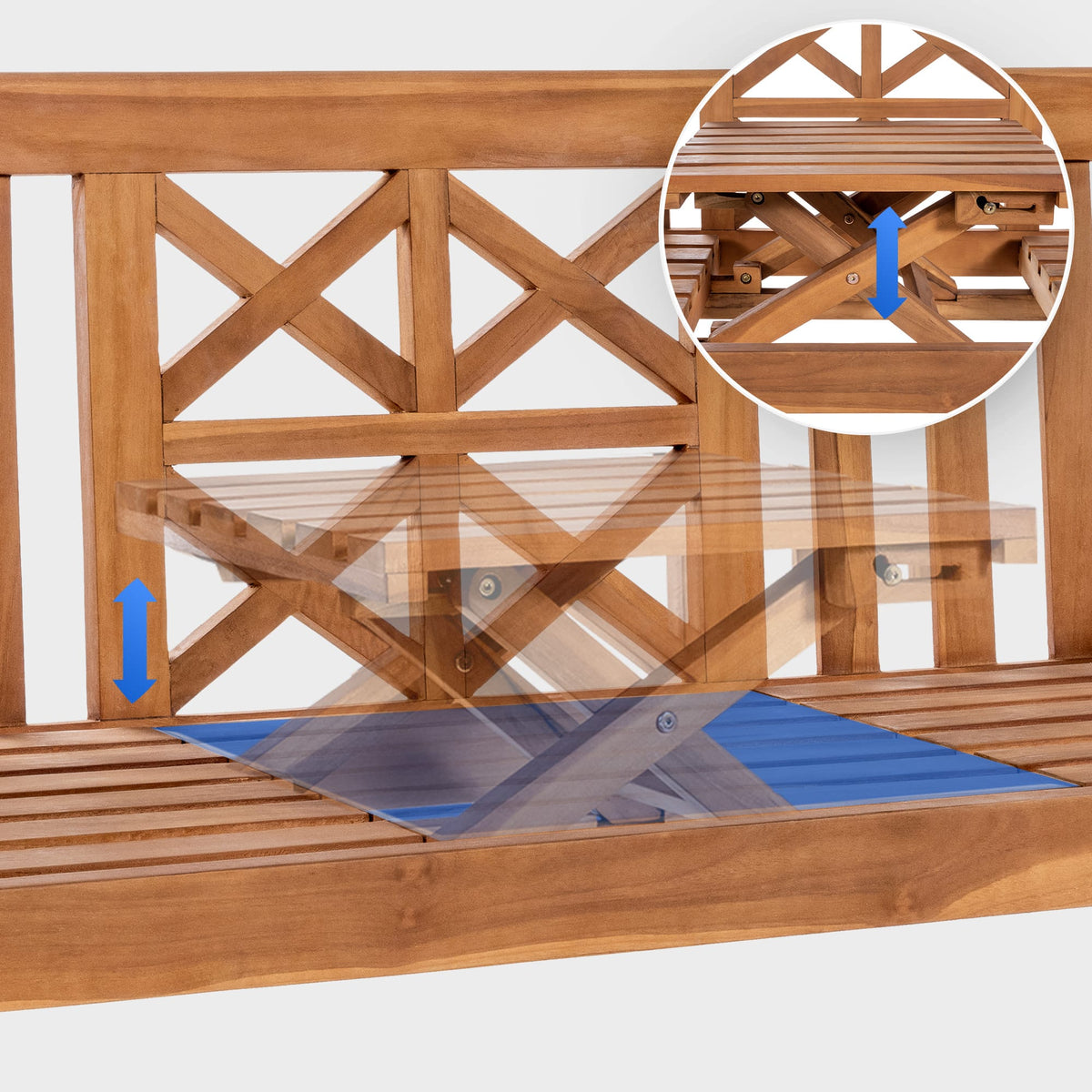 Teakbank Luka 150 cm – Ansicht 4