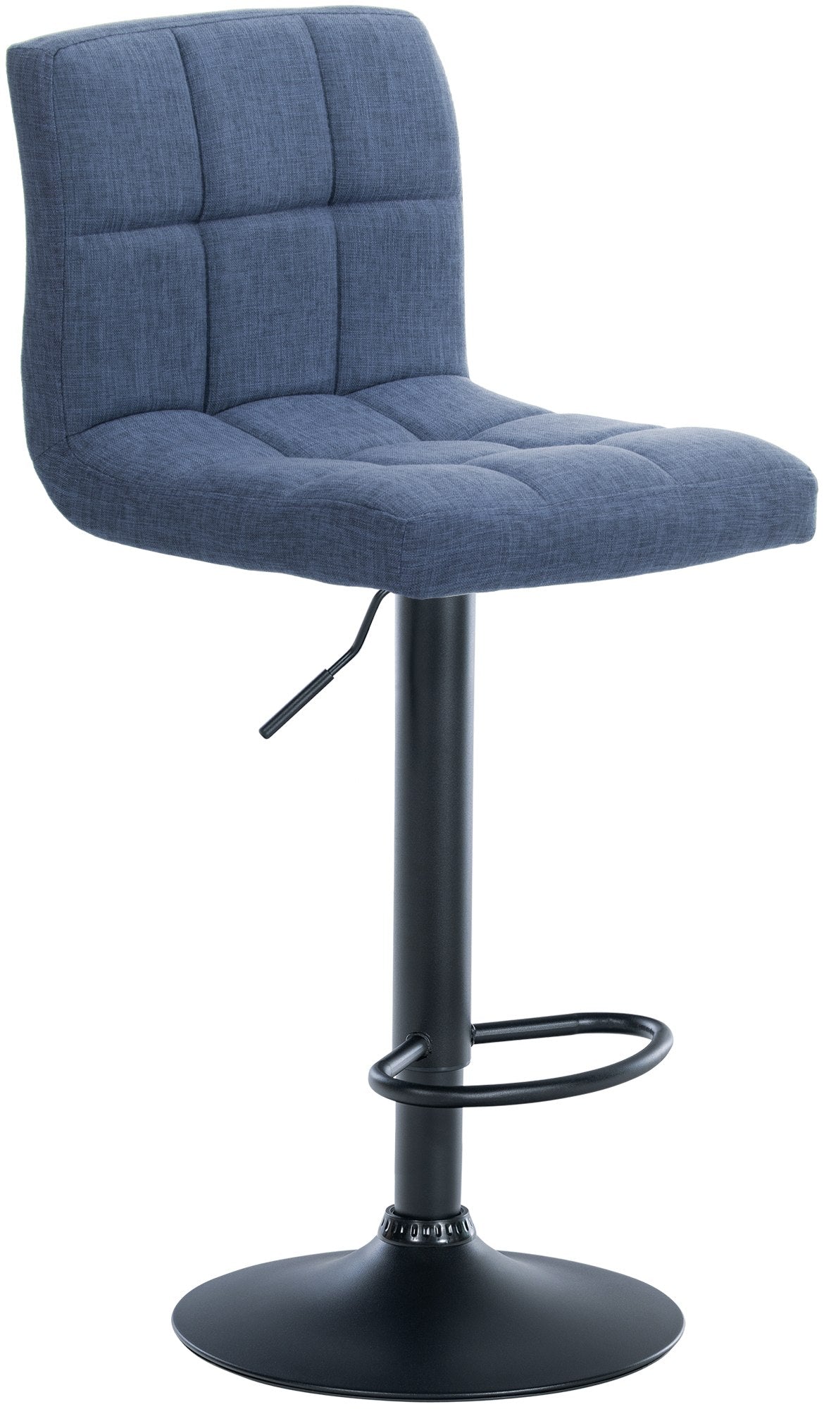 Barhocker Calma Stoff schwarz