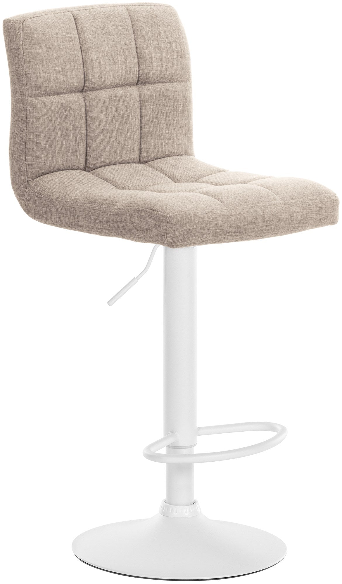 Barhocker Calma Stoff weiß – Ansicht 11