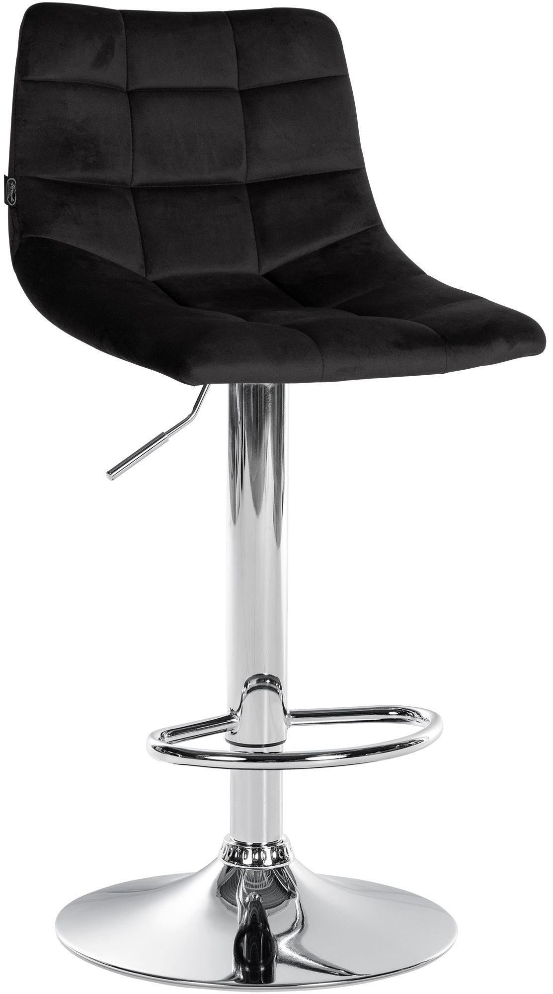 Barhocker Jerry Samt chrom