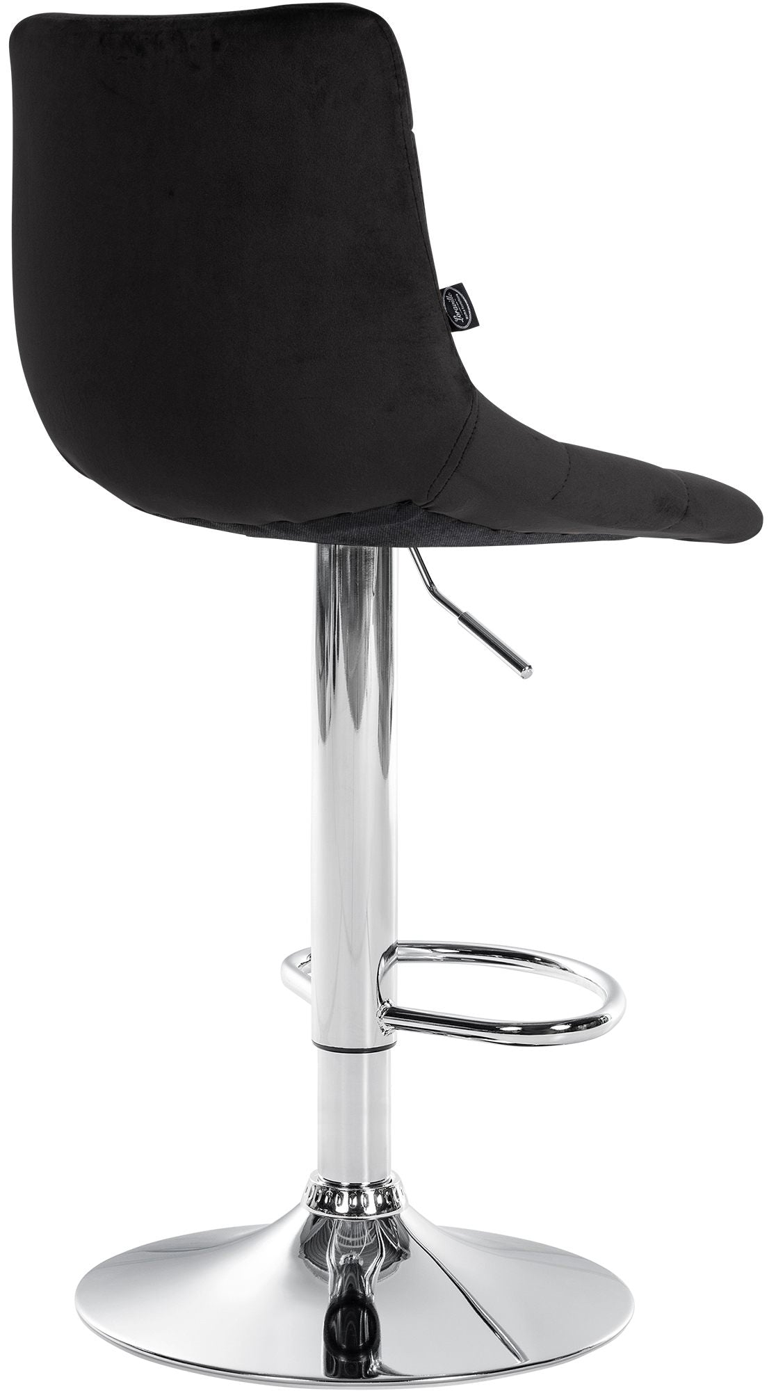 Barhocker Jerry Samt chrom – Ansicht 5