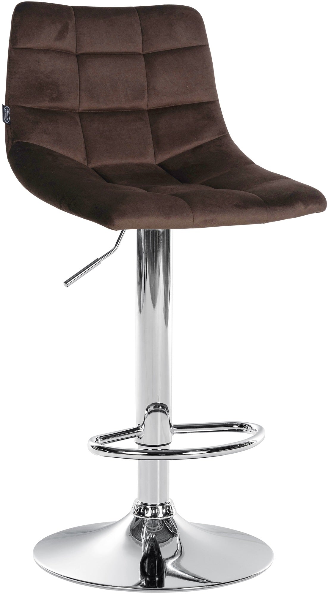 Barhocker Jerry Samt chrom – Ansicht 8
