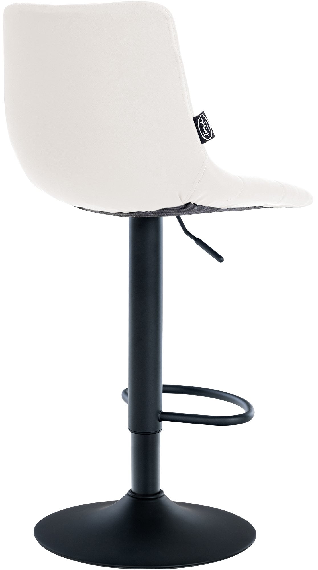 Barhocker Jerry Kunstleder schwarz – Ansicht 12