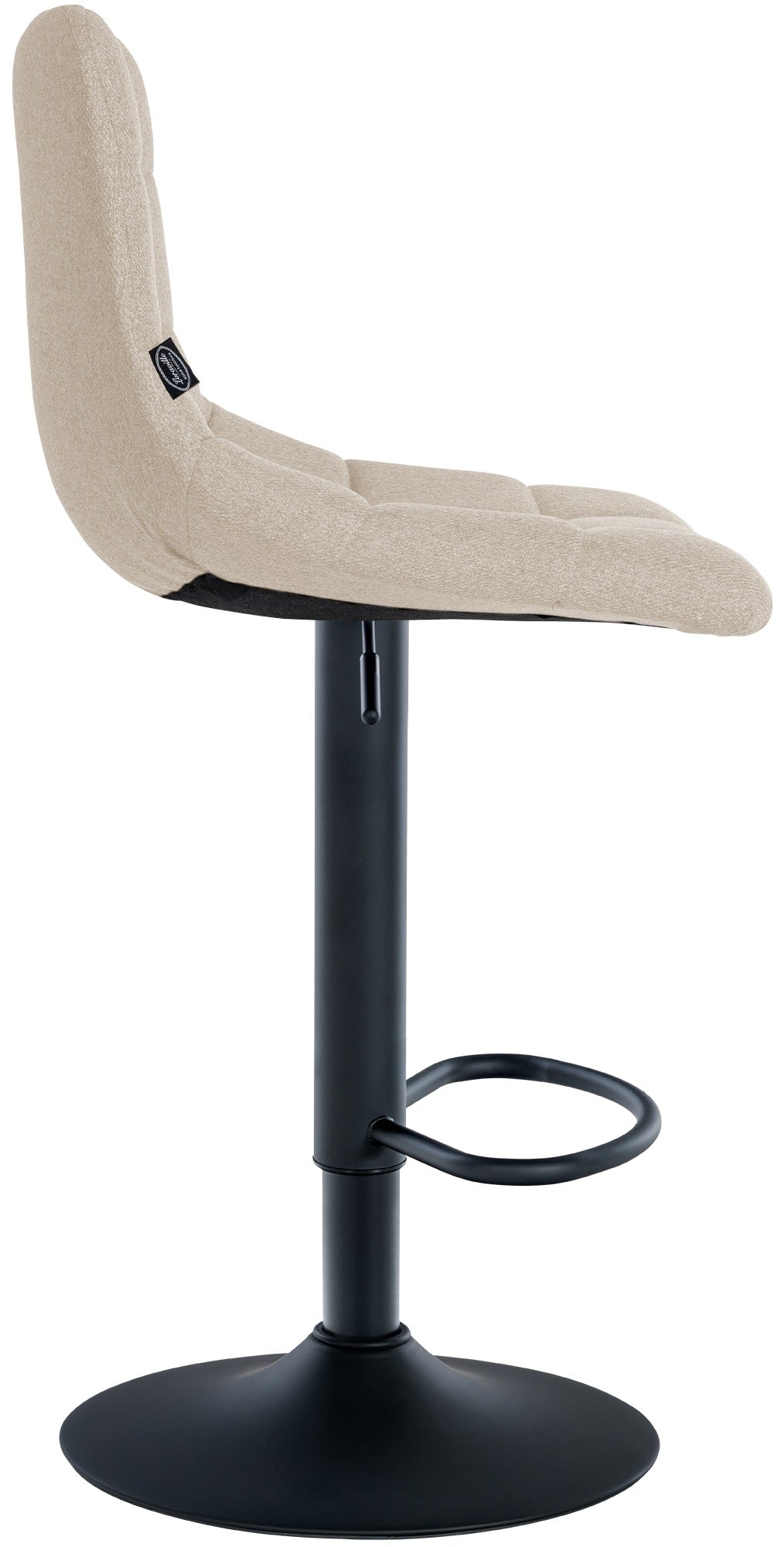 Barhocker Jerry Stoff schwarz – Ansicht 18