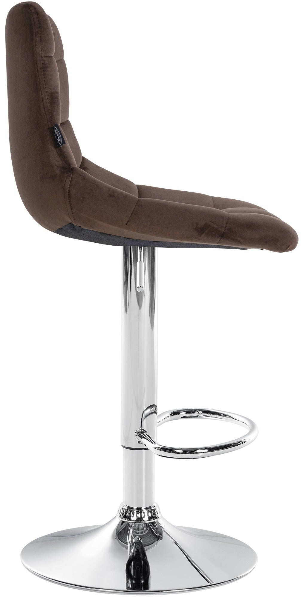 Barhocker Jerry Samt chrom – Ansicht 11