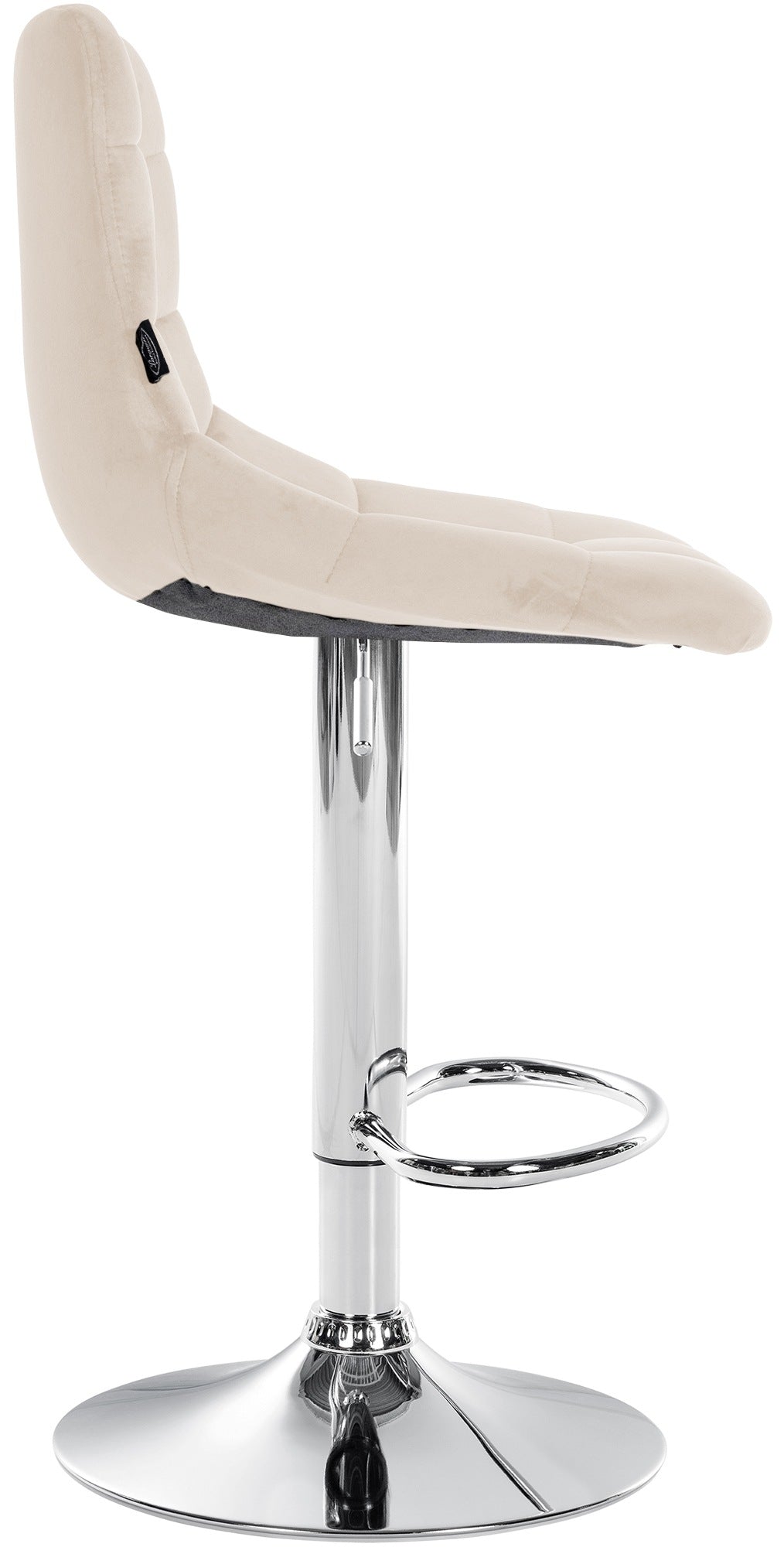 Barhocker Jerry Samt chrom – Ansicht 18
