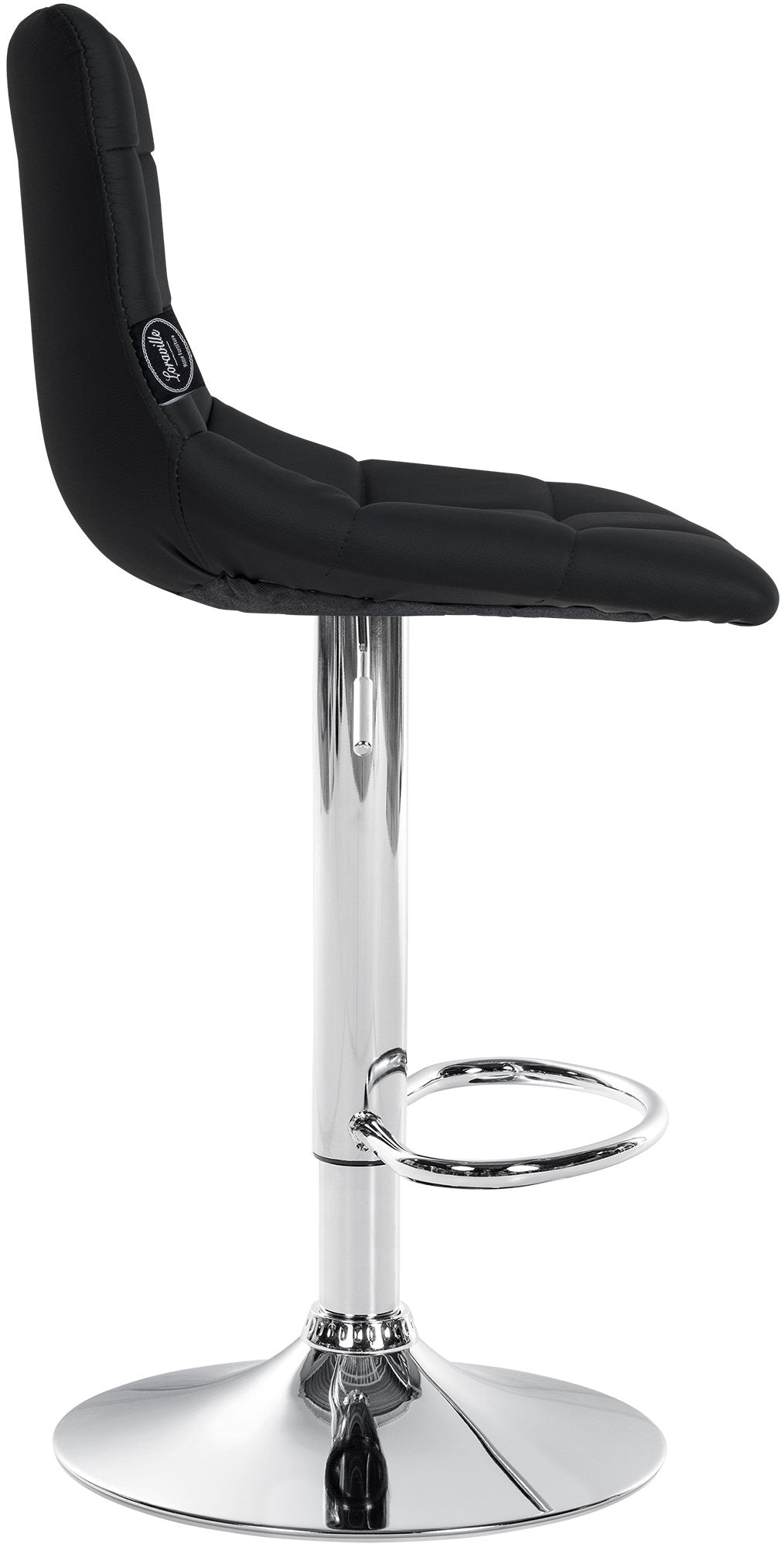 Barhocker Jerry Kunstleder chrom – Ansicht 4