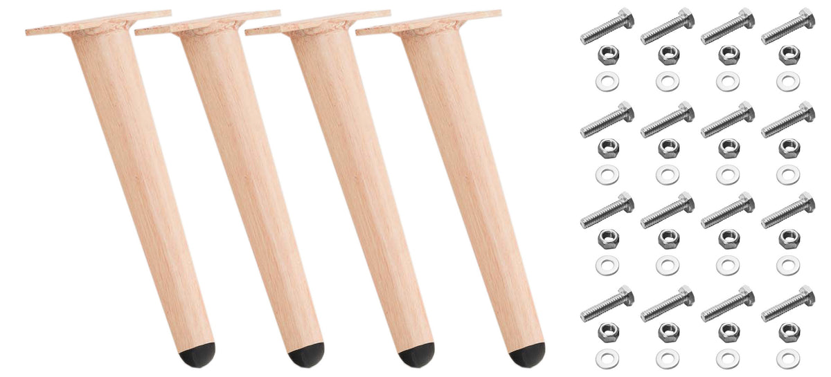 4er Set Möbelfüße 26 cm – Ansicht 6