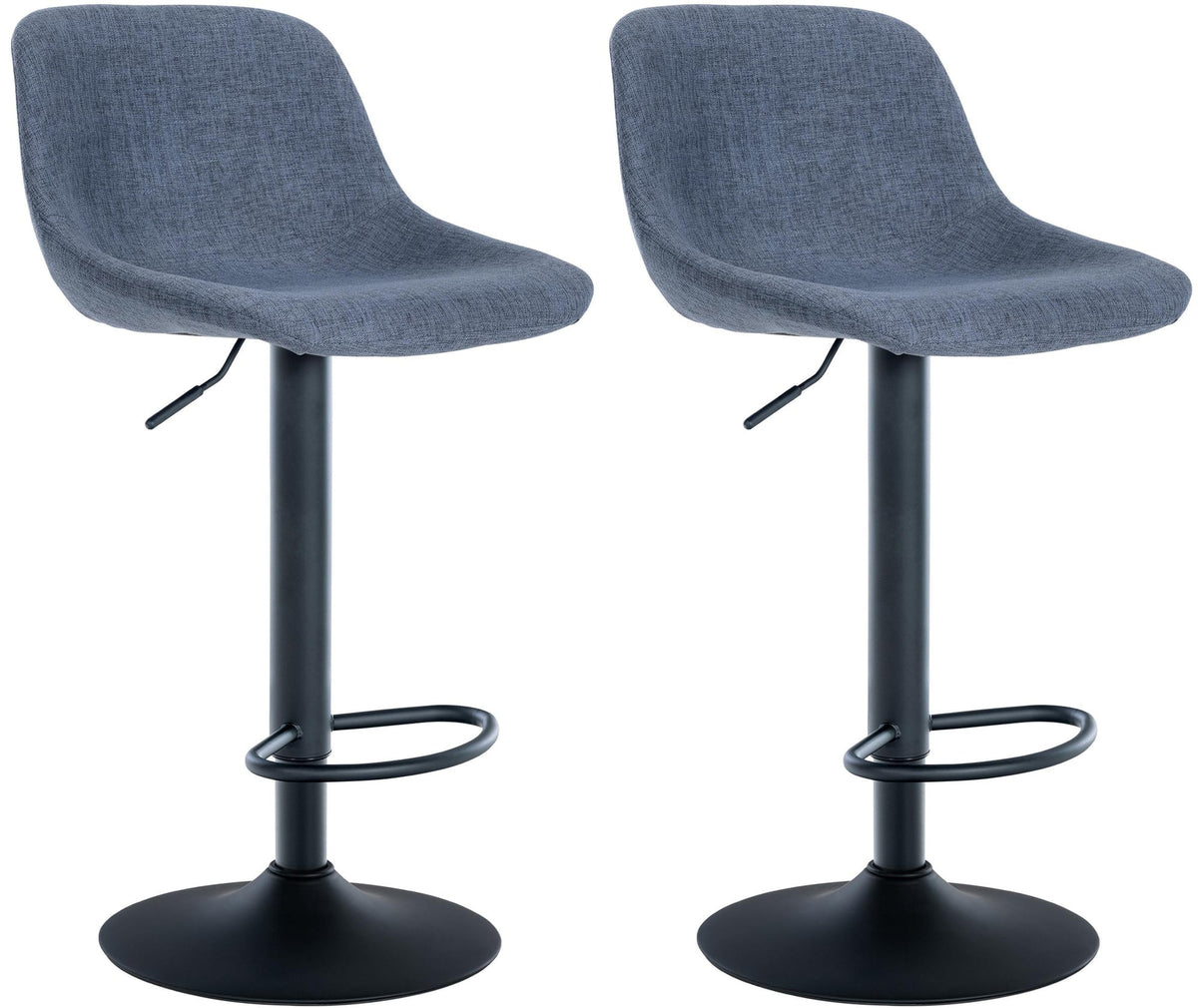 2er Set Barhocker Loft Stoff – Ansicht 9