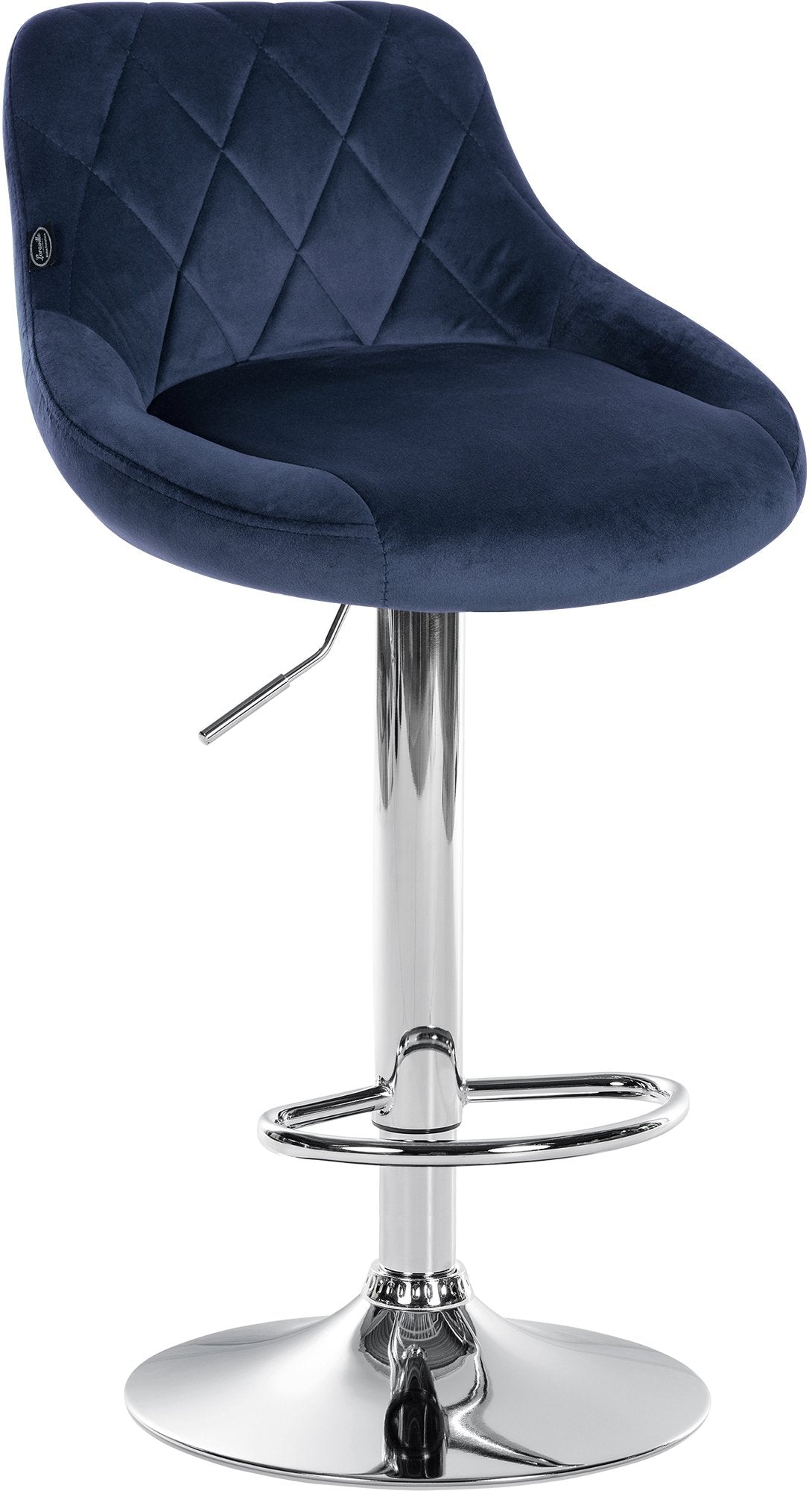 Barhocker Lazio Samt chrom – Ansicht 9