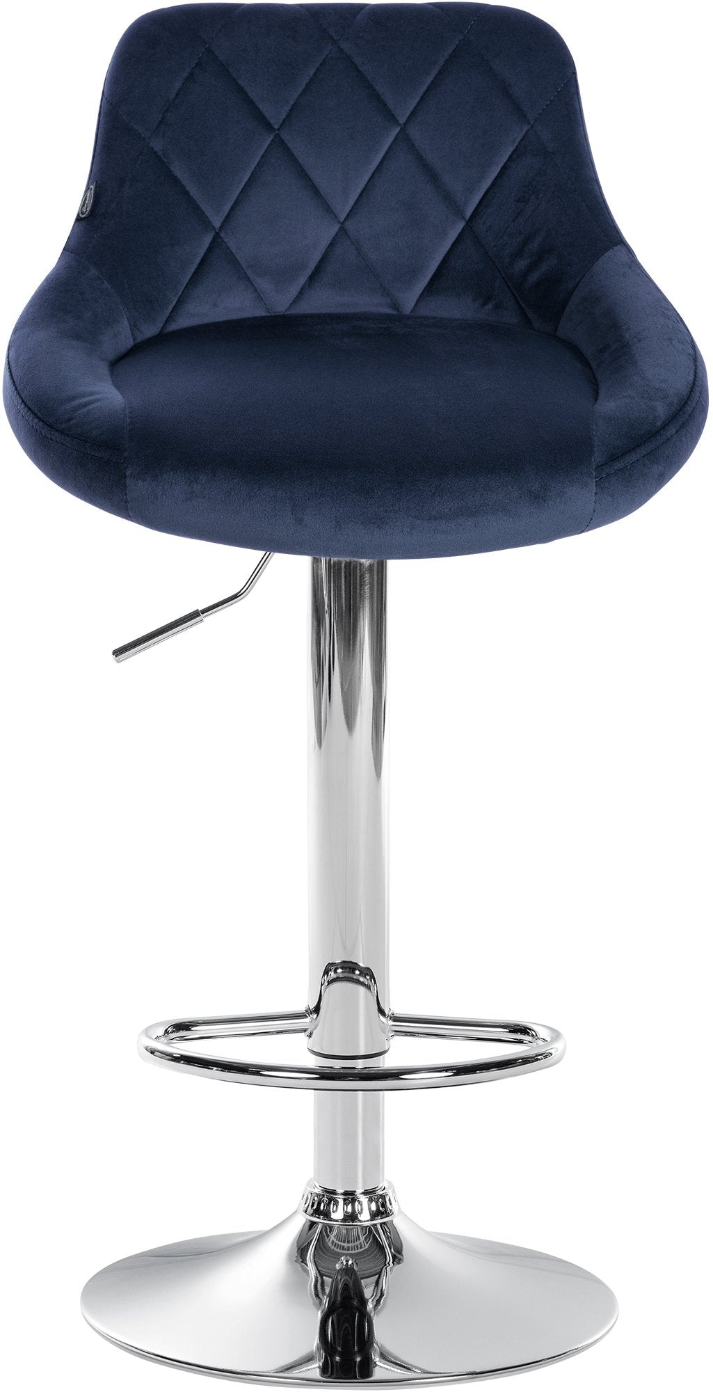 Barhocker Lazio Samt chrom – Ansicht 11