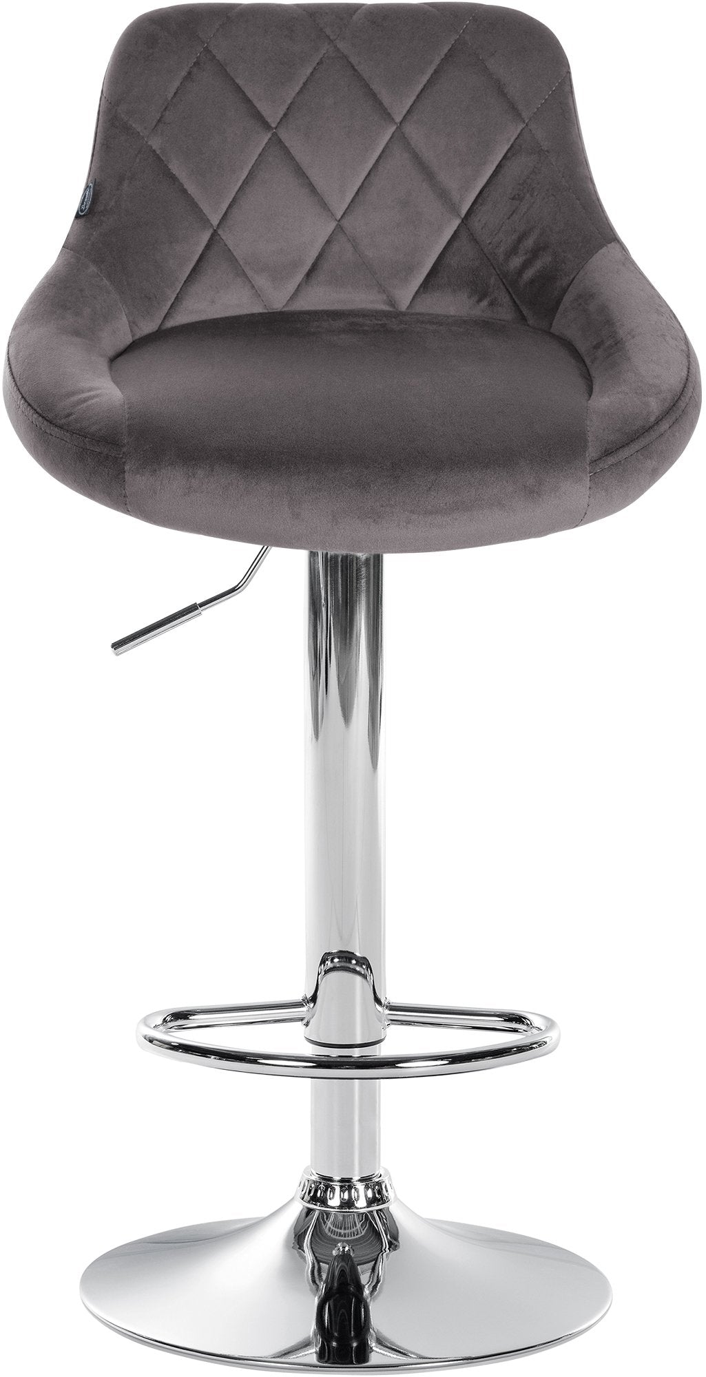 Barhocker Lazio Samt chrom – Ansicht 19