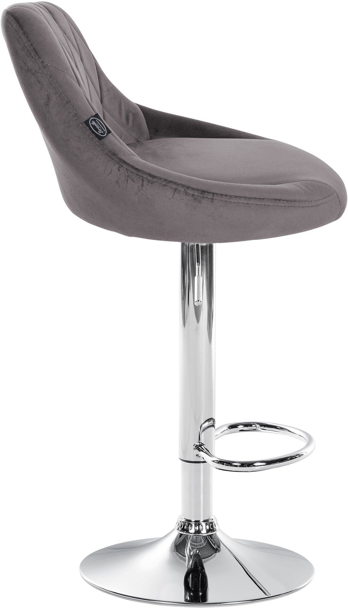 Barhocker Lazio Samt chrom – Ansicht 20