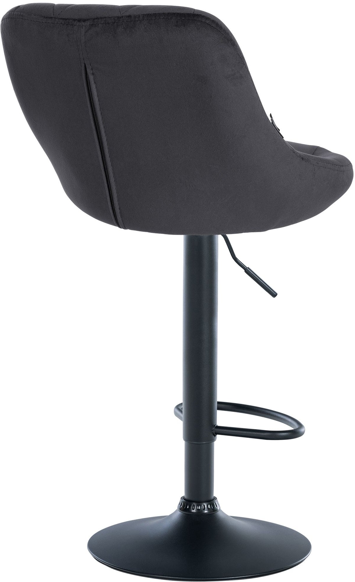 Barhocker Lazio Samt schwarz – Ansicht 5