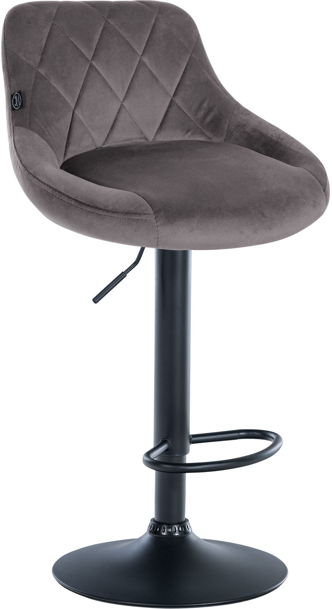 Barhocker Lazio Samt schwarz – Ansicht 17