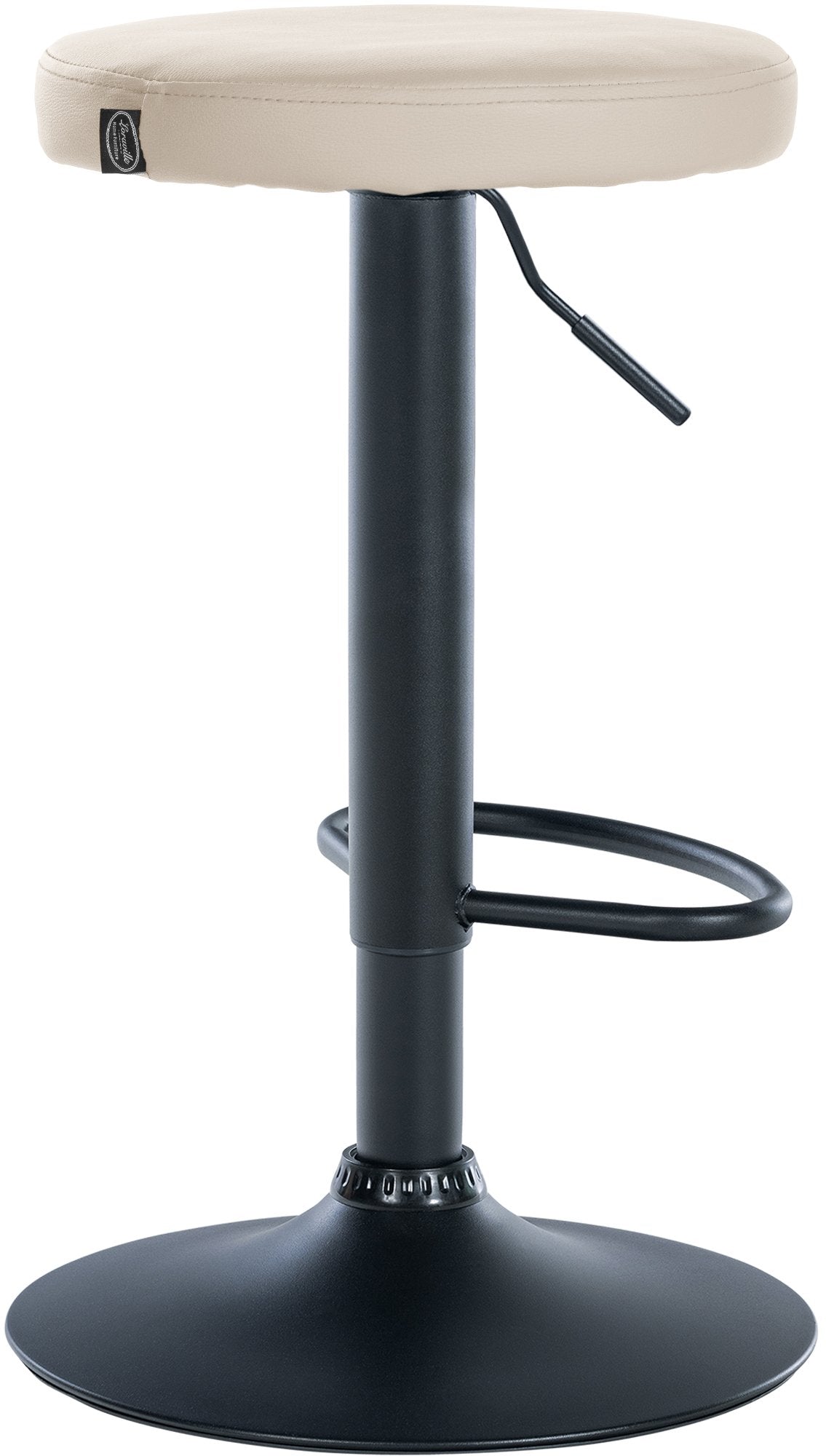 Barhocker Ponte Kunstleder schwarz – Ansicht 12