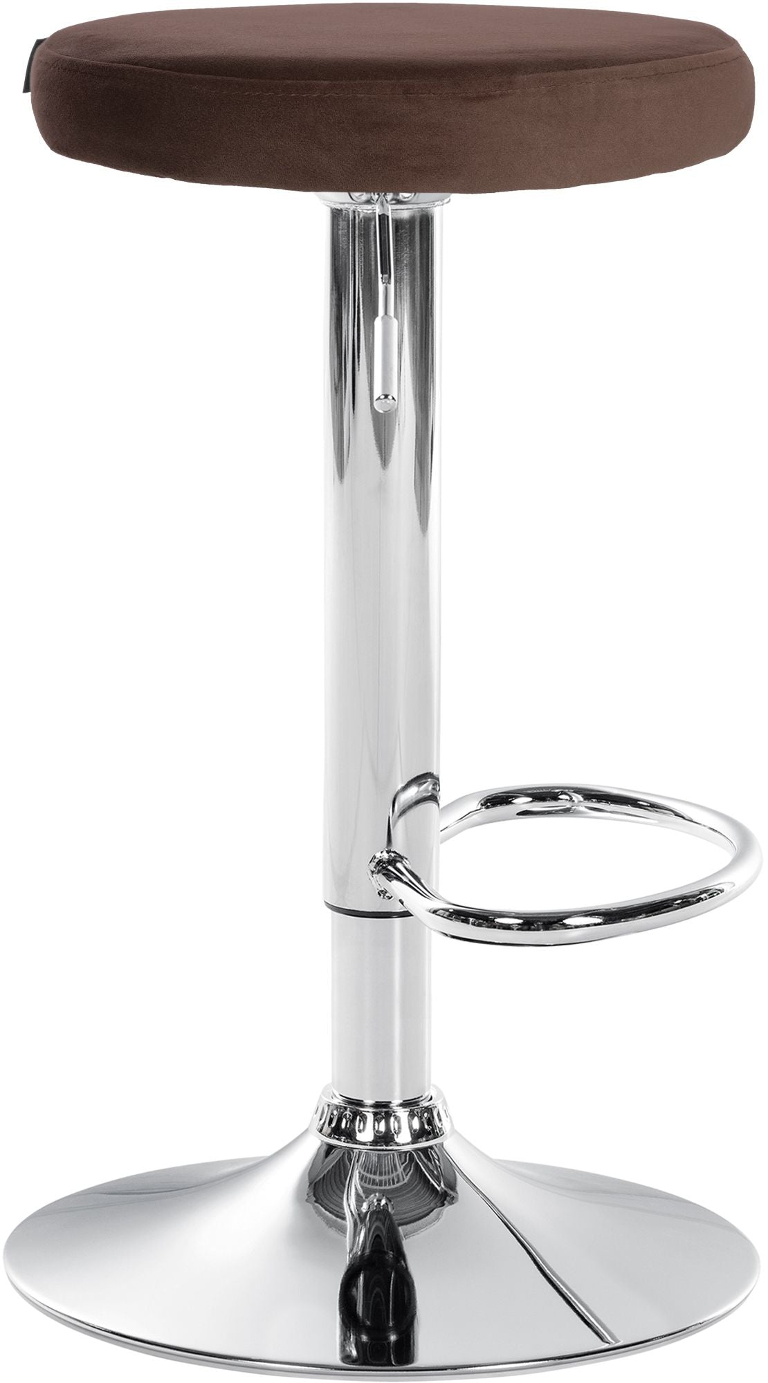 Barhocker Ponte Samt chrom – Ansicht 4